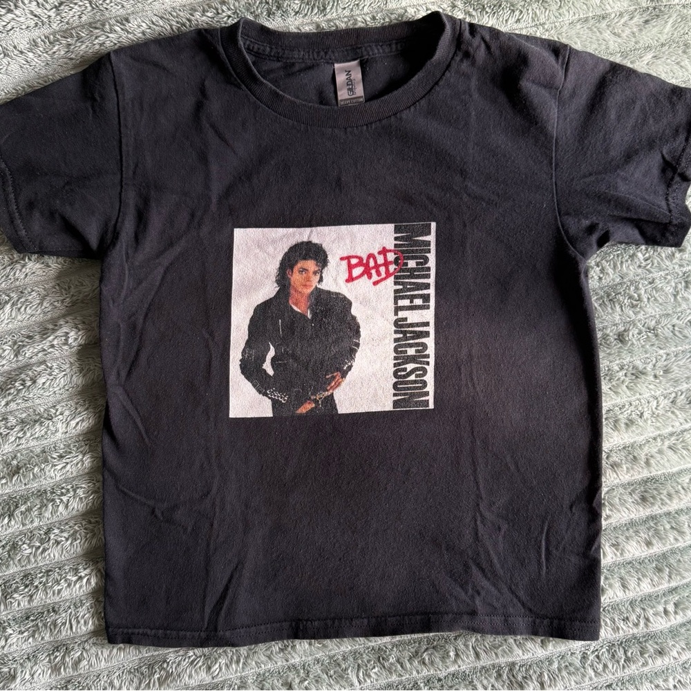 Black Michael Jackson Kids T-Shirt